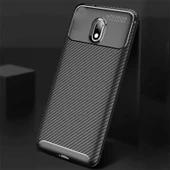 Xiaomi Redmi 8A - Kılıf Auto Focus Karbon Negro Silikon Kapak - 2