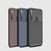 Xiaomi Redmi Note 8 - Kılıf Auto Focus Karbon Negro Silikon Kapak - 2