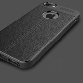 Apple iPhone 5 - Kılıf Auto Focus Karbon Niss Silikon Kapak - 6