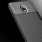 Xiaomi Redmi 8A - Kılıf Auto Focus Karbon Negro Silikon Kapak - 6