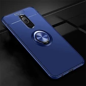 Xiaomi Redmi 8 - Kılıf Yüzüklü Karbon Ravel Silikon Kapak - 1