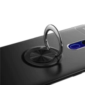 Oppo A9 2020 - Kılıf Yüzüklü Karbon Ravel Silikon Kapak - 4