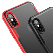 Apple iPhone X - Kılıf Koruyucu Sert Volks Kapak - 4