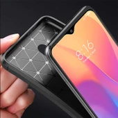 Xiaomi Redmi 8A - Kılıf Auto Focus Karbon Negro Silikon Kapak - 4