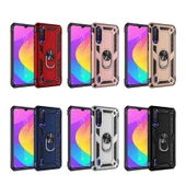 Xiaomi Mi A3 - Kılıf Yüzüklü Zırh Tank Vega Kapak - 7