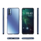 Oppo Reno 4 - Kılıf Şeffaf Soft Slim Fitt Süper Silikon Kapak thumbnail 2
