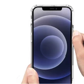 Apple iPhone 12 Pro Max - Kılıf Wireless Şarj Özellikli Şeffaf Sert Koruyucu Tacsafe Kapak - 5