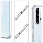 Huawei Nova 5T - Kılıf Kenar Köşe Korumalı Nitro Anti Shock Silikon thumbnail 3