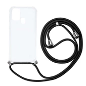 Samsung Galaxy M31 - Kılıf Şeffaf İp Askılı Koruyucu X-rop Kapak thumbnail 1
