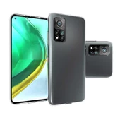 Xiaomi Mi 10T 5G - Kılıf Şeffaf Soft Slim Fitt Süper Silikon Kapak thumbnail 1