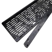 Türkiye Bayraklı Kabartma Plastik Plakalık Plaka Altlığı Çıtalı 2'li - 2