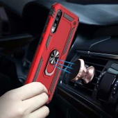 Samsung Galaxy A50 - Kılıf Yüzüklü Zırh Tank Vega Kapak - 6