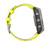 Garmin Fenix 8 - 47 mm Solar Sapphire Titanyum Amp Sarı/Grafit Silikon Kayışlı - 6