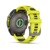 Garmin Fenix 8 - 47 mm Solar Sapphire Titanyum Amp Sarı/Grafit Silikon Kayışlı - 8