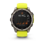 Garmin Fenix 8 - 47 mm Solar Sapphire Titanyum Amp Sarı/Grafit Silikon Kayışlı - 2