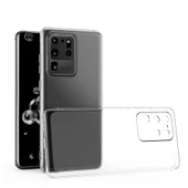 Samsung Galaxy S20 Ultra - Kılıf Kamera Korumalı Süper Silikon Kapak - 1