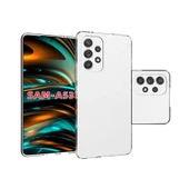 Samsung Galaxy A73 - Kılıf Şeffaf Soft Slim Fitt Süper Silikon Kapak - 8