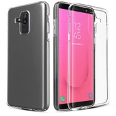 Samsung Galaxy J8 - Kılıf Şeffaf Soft Slim Fitt Süper Silikon Kapak thumbnail 1