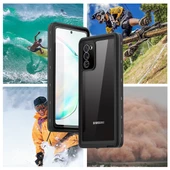 Samsung Galaxy Note 20 - Kılıf 360 Full Koruma Su Altı Çekimleri Ve Kuryeler İçin Kılıf thumbnail 3