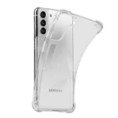 Samsung Galaxy S21 - Kılıf Koruyucu Standlı Süper Silikon Kapak thumbnail 2