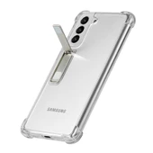 Samsung Galaxy S21 - Kılıf Koruyucu Standlı Süper Silikon Kapak thumbnail 7