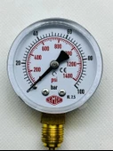 Q 52 - 0 - 100 BAR 1/4 ALT ÇIKIŞLI KURU TİP MANOMETRE - 1