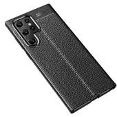 Samsung Galaxy S22 Ultra - Kılıf Auto Focus Karbon Niss Silikon Kapak - 4