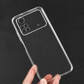 Xiaomi Poco X4 Pro 5G - Kılıf Şeffaf Soft Slim Fitt Süper Silikon Kapak - 3