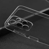 Samsung Galaxy A23 - Kılıf Şeffaf Soft Slim Fitt Süper Silikon Kapak thumbnail 2