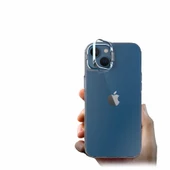 Apple iPhone 13 - Kılıf Stand Olan Şeffaf Pürüzsüz Sert Skuba Kapak thumbnail 8