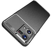 Oppo Reno 7 4G - Kılıf Auto Focus Karbon Negro Silikon Kapak - 3