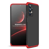 Samsung Galaxy A23 - Kılıf Parmak izi Yapmayan 3 Parça Ays Kapak - 1