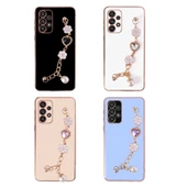 Samsung Galaxy A52 - Kılıf El Tutamaçlı Kamera Korumalı Taka Silikon Kapak thumbnail 2