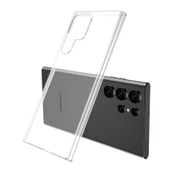 Samsung Galaxy S22 Ultra - Kılıf Sert Şeffaf Pürüzsüz Vonn Kapak thumbnail 1