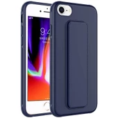 Apple iPhone 8 - Kılıf Mat Koruyucu El Tutacaklı Stand Olabilen Qstand Kapak - 1