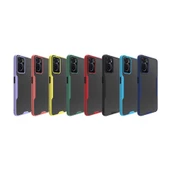 Oppo A96 4G - Kılıf Kenarı Renkli Arkası Şeffaf Parfe Kapak thumbnail 2