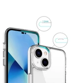 Apple iPhone 14 Plus - Kılıf Şeffaf Sert Koruyucu Gard Silikon - 8