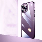 Apple iPhone 14 Pro Max - Kılıf Sert PC Renkli Çerçeveli Riksos Kapak - 4