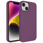 Apple iPhone 14 - Kılıf Sıvı Teknolojili Silinebilir Sert Kivi Kapak thumbnail 1