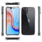 Apple iPhone 14 Plus - Kılıf Kenar Köşe Korumalı Nitro Anti Shock Silikon thumbnail 7