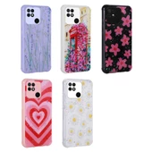 Xiaomi Redmi 10C - Kılıf Simli Desenli Kamera Korumalı Parlak Popy Kapak thumbnail 2