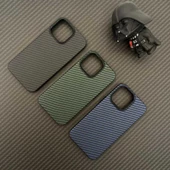 Apple iPhone 13 Pro Max - Kılıf Karbon Fiber Tasarımlı Karbono Kapak - 8