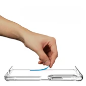 Samsung Galaxy Z Fold 4 - Kılıf Sert Şeffaf Pürüzsüz Vonn Kapak thumbnail 2