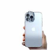 Apple iPhone 14 Pro - Kılıf Stand Olan Şeffaf Pürüzsüz Sert Skuba Kapak thumbnail 8