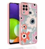 Samsung Galaxy M32 - Kılıf Desenli Kamera Korumalı Parlak Nora Kapak - 1