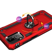 Xiaomi Poco M5S - Kılıf Yüzüklü Zırh Tank Vega Kapak - 7