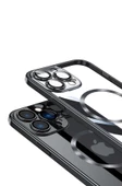 Apple iPhone 13 Pro Max - Kılıf Wireless Şarj Özellikli Sert PC Riksos Magsafe Kapak thumbnail 8