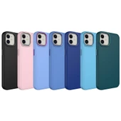 Apple iPhone 12 - Kılıf Metal Çerçeve ve Buton Tasarımlı Silikon Luna Kapak thumbnail 2