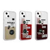 Apple iPhone 14 - Kılıf Desenli Sıvılı Drink Silikon Kapak thumbnail 2