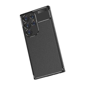 Samsung Galaxy S23 Ultra - Kılıf Auto Focus Karbon Negro Silikon Kapak - 4